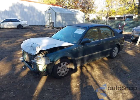 1998 Honda Civic Dx from USA, damaged, VIN 2HGEJ6625WH539668
